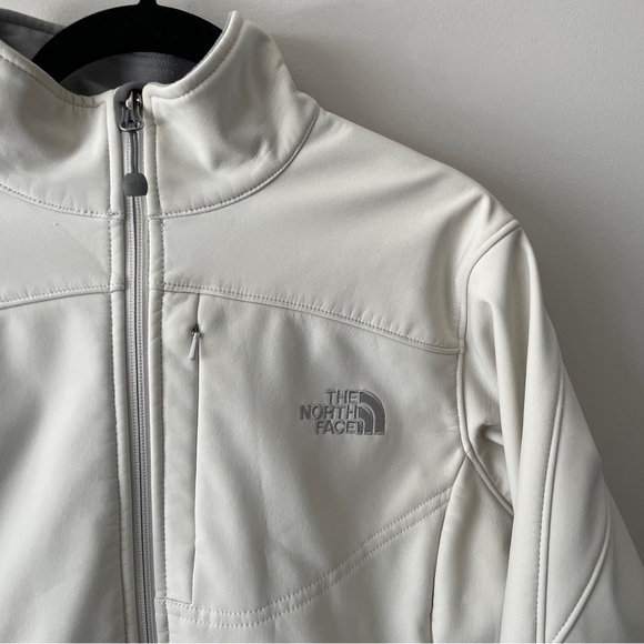 THE North Face Off White Technical Fleece Lined Jacket Small - Picture 3 of 8